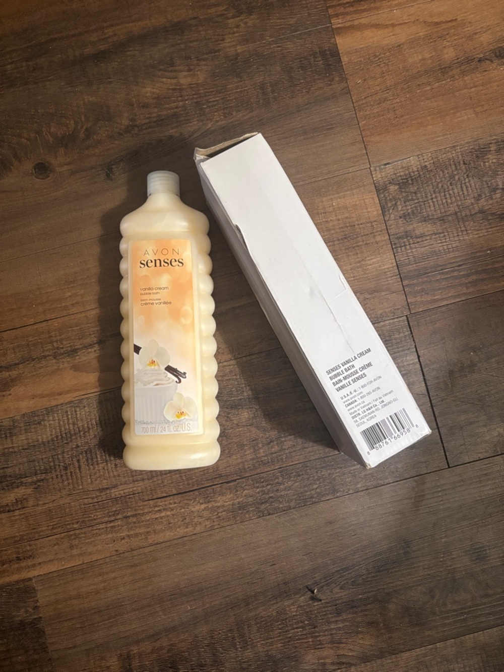 Avon Senses Vanilla Cream Bath Soak - Cream